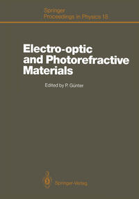 Vorderes Coverbild Electro-optic and Photorefractive Materials