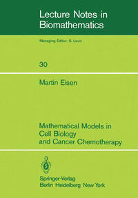 Vorderes Coverbild Mathematical Models in Cell Biology and Cancer Chemotherapy