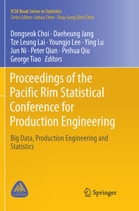Vorderes Coverbild Proceedings of the Pacific Rim Statistical Conference for Production Engineering