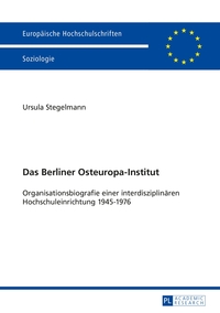 Vorderes Coverbild Das Berliner Osteuropa-Institut