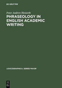 Vorderes Coverbild Phraseology in English Academic Writing