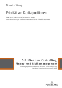Vorderes Coverbild Priorität von Kapitalpositionen