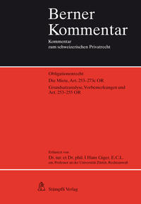 Vorderes Coverbild Die Miete, Grundsatzanalyse, Vorbemerkungen und Art. 253-255 OR