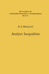 Vorderes Coverbild Analytic Inequalities