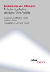 Vorderes Coverbild Trauermusik von Telemann