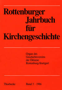 Vorderes Coverbild Rottenburger Jahrbuch für Kirchengeschichte