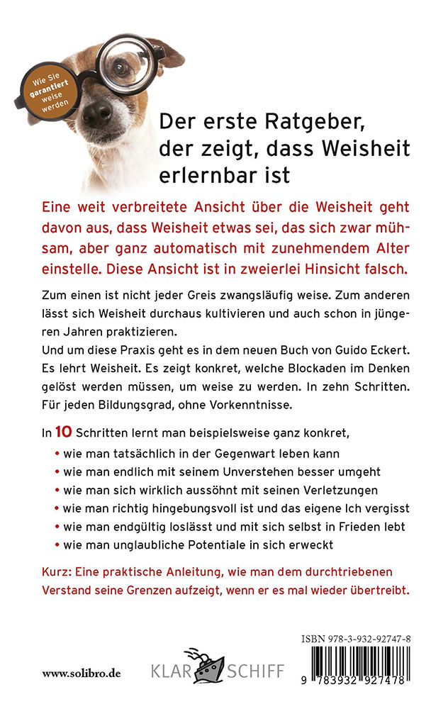 Rückseitencover Der Verstand ist ein durchtriebener Schuft