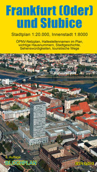 Vorderes Coverbild Stadtplan Frankfurt (Oder) und Slubice