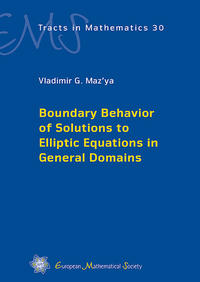 Vorderes Coverbild Boundary Behavior of Solutions to Elliptic Equations in General Domains
