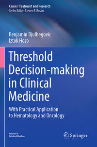Vorderes Coverbild Threshold Decision-making in Clinical Medicine