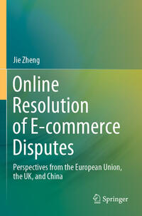 Vorderes Coverbild Online Resolution of E-commerce Disputes