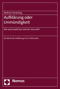 Vorderes Coverbild Aufklärung oder Unmündigkeit