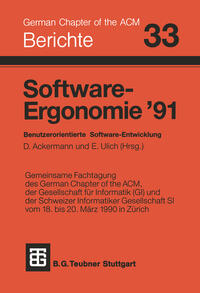Vorderes Coverbild Software-Ergonomie ’91