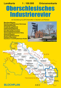 Vorderes Coverbild Landkarte Oberschlesisches Industrierevier