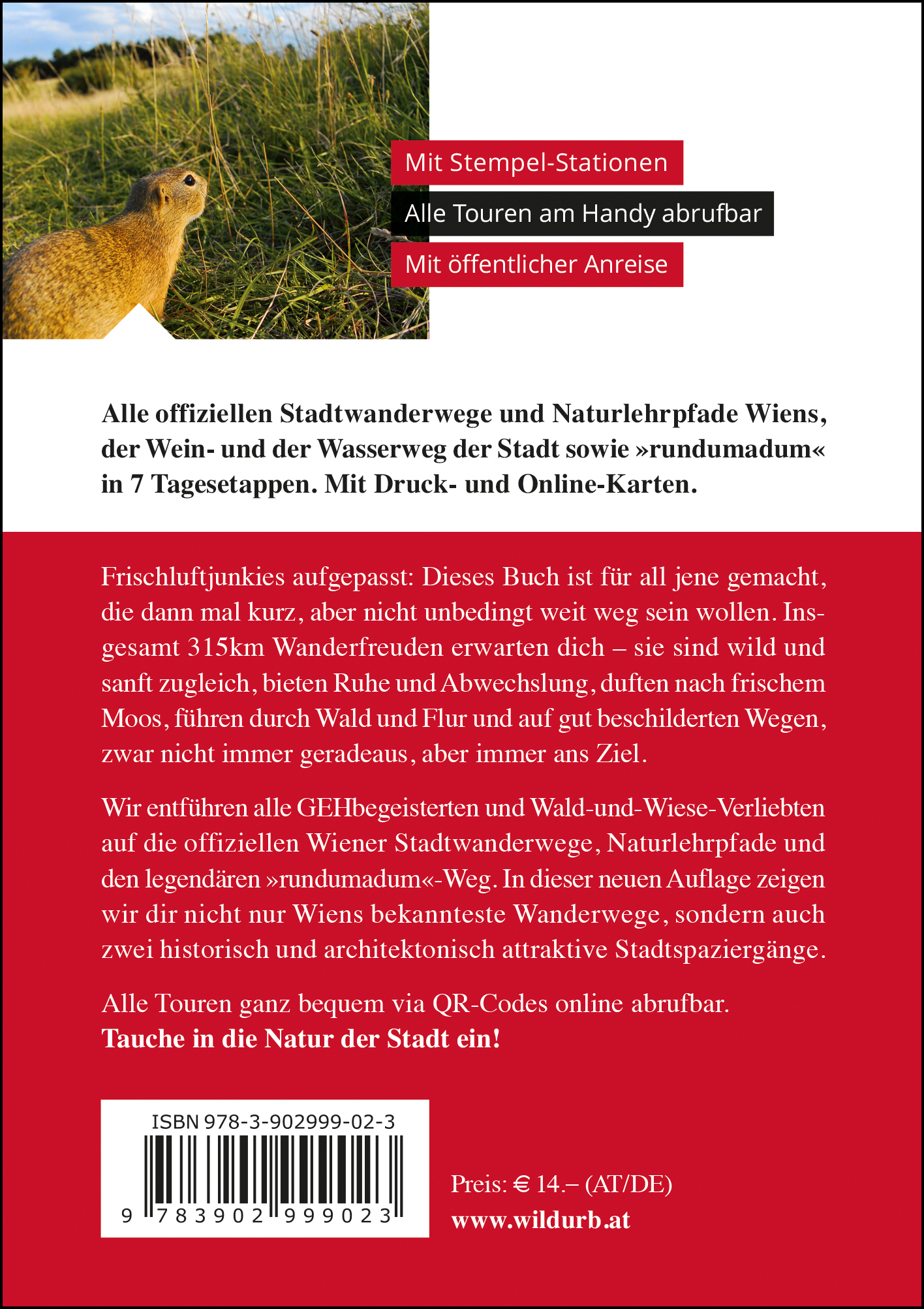 Rückseitencover WIEN WANDERT