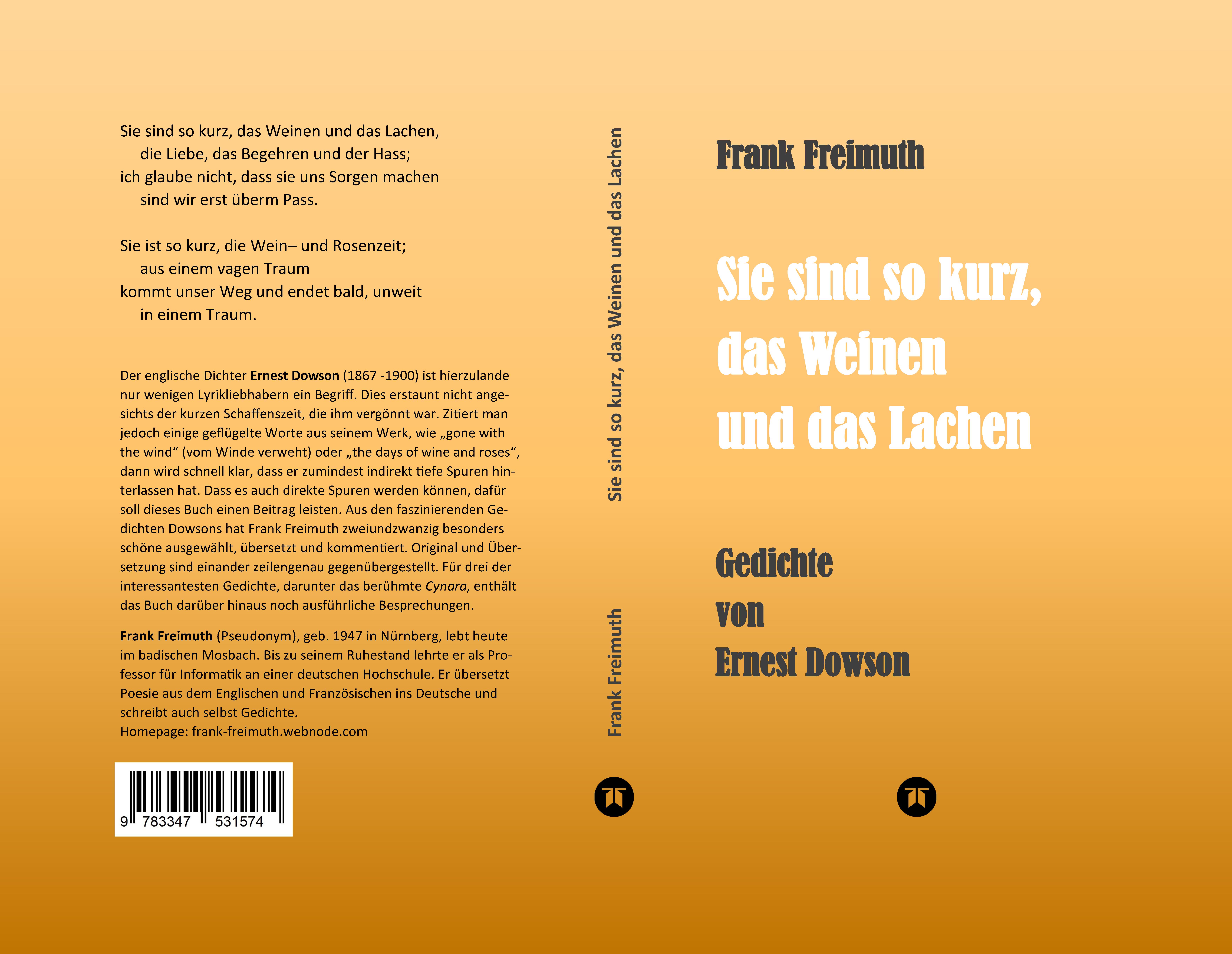 Gesamtes Coverbild Sie sind so kurz, das Weinen und das Lachen