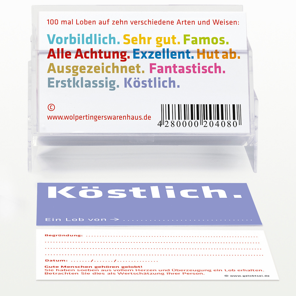 Anderes Coverbild Lobkärtchen