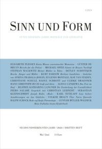 Vorderes Coverbild Sinn und Form 3/2024