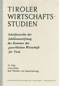 Vorderes Coverbild Karl Theodor von Inama Sternegg