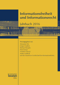Vorderes Coverbild Informationsfreiheit und Informationsrecht