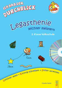 Vorderes Coverbild Legasthenie leichter meistern - 2. Klasse Volksschule mit CD
