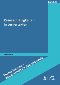 Vorderes Coverbild Kasusauffälligkeiten in Lernertexten