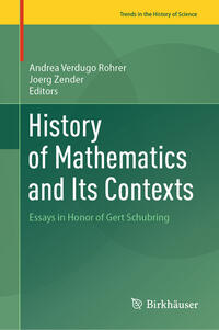 Vorderes Coverbild History of Mathematics and Its Contexts