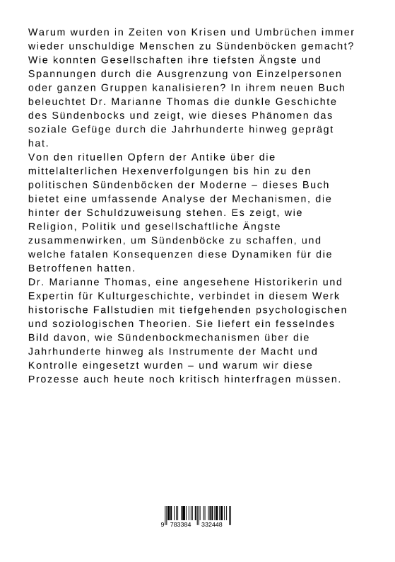 Rückseitencover Opfer und Ausgrenzung