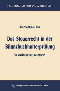Vorderes Coverbild Das Steuerrecht in der Bilanzbuchhalterprüfung