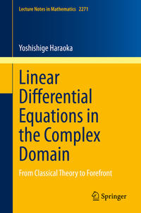 Vorderes Coverbild Linear Differential Equations in the Complex Domain