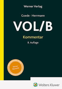 Vorderes Coverbild Kommentar zur VOL/B