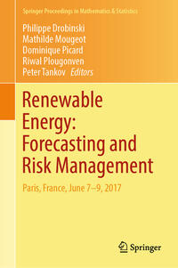 Vorderes Coverbild Renewable Energy: Forecasting and Risk Management