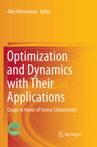 Vorderes Coverbild Optimization and Dynamics with Their Applications