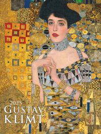 Vorderes Coverbild Alpha Edition - Gustav Klimt 2025 Bildkalender, 42x56cm, Kalender mit hochwertigen Kunstabbildungen für jeden Monat, Silberfolienprägung mit Metalliceffekt, internationales Kalendarium