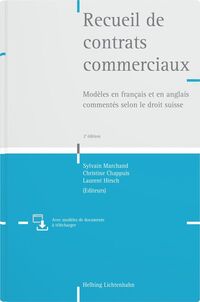 Vorderes Coverbild Recueil de contrats commerciaux