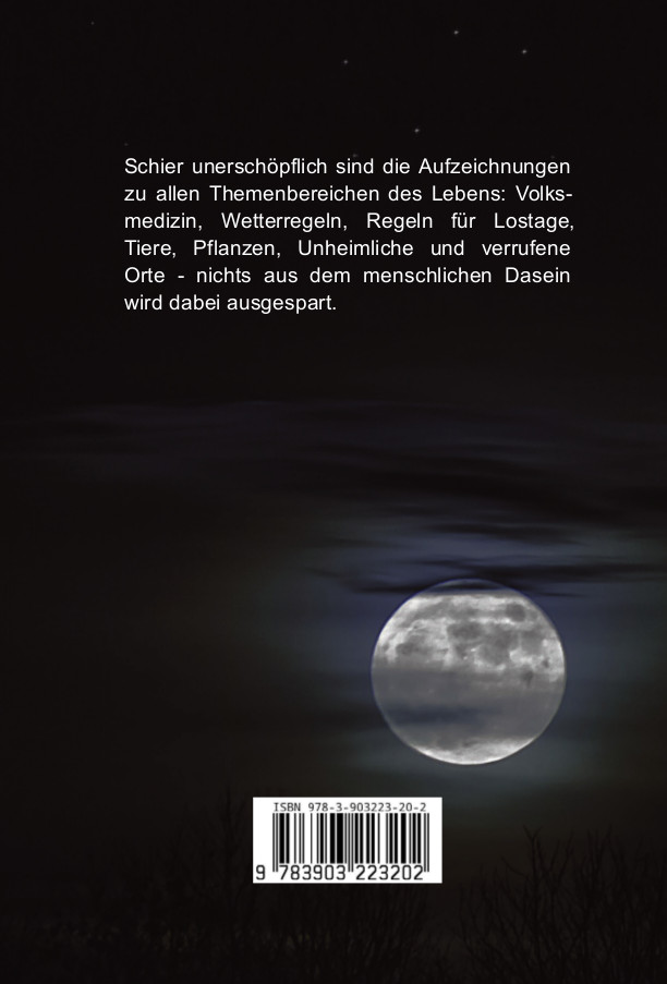 Rückseitencover VOLKSKUNDE AUS ST. PETER-FREIENSTEIN