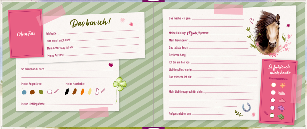 Beispielinhalt (Bild) Freundebuch