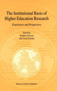 Vorderes Coverbild The Institutional Basis of Higher Education Research