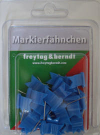 Vorderes Coverbild Markierfähnchen wehend, Blau
