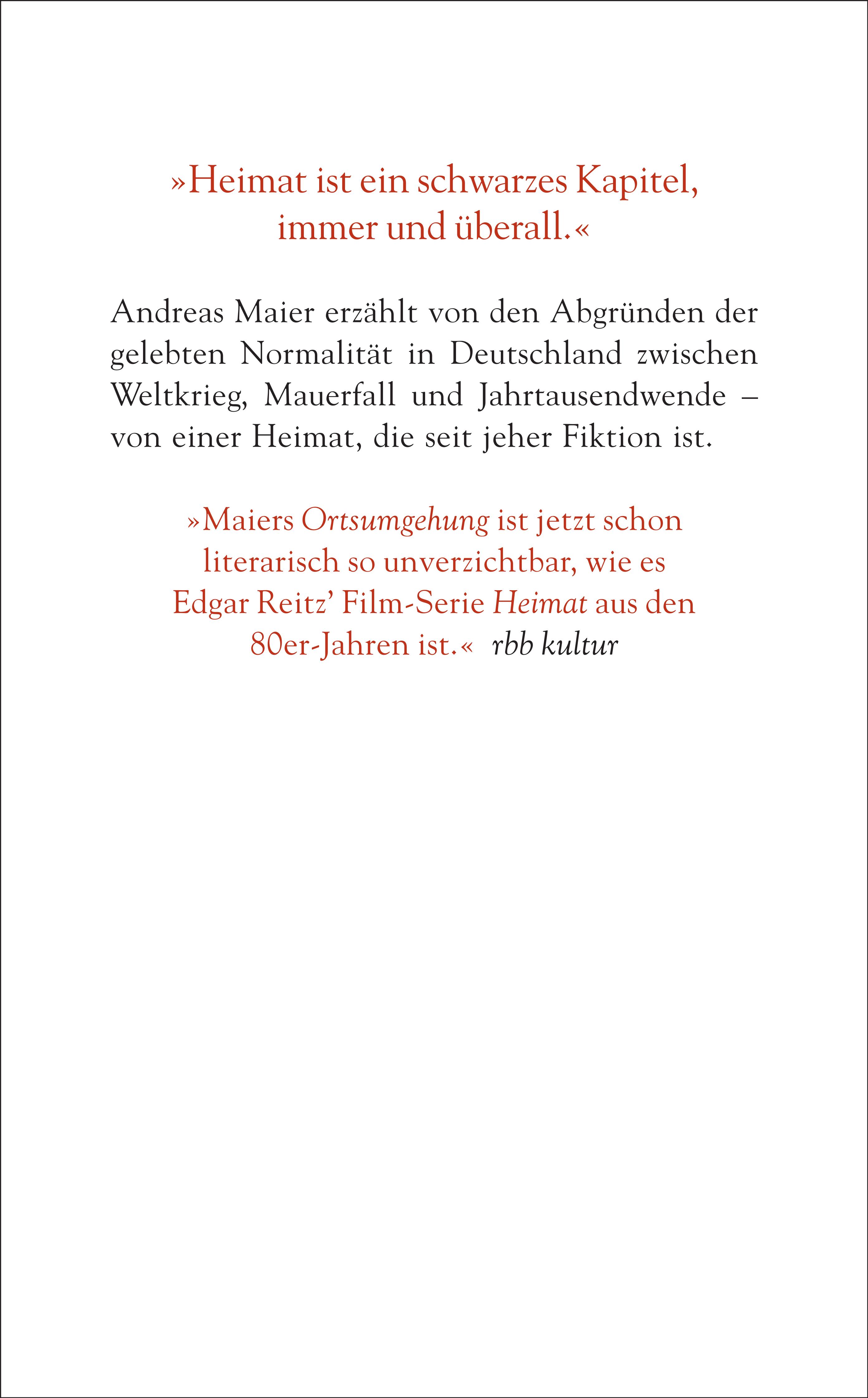 Rückseitencover Die Heimat