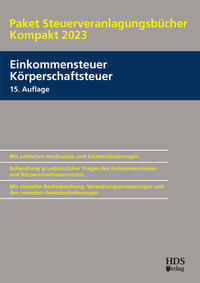 Vorderes Coverbild Paket Steuerveranlagungsbücher Kompakt 2023