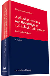 Vorderes Coverbild Auslandsentsendung und Beschäftigung ausländischer Mitarbeiter