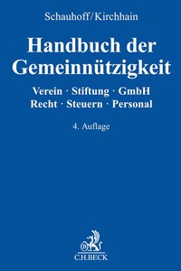 Vorderes Coverbild Handbuch der Gemeinnützigkeit