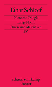 Vorderes Coverbild Nietzsche Trilogie. Lange Nacht