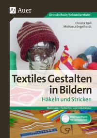 Vorderes Coverbild Textiles Gestalten in Bildern Häkeln und Stricken