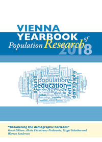 Vorderes Coverbild Vienna Yearbook of Population Research / Vienna Yearbook of Population Research 2018 (vol. 16)