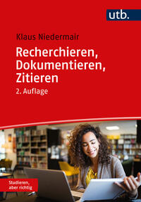 Vorderes Coverbild Recherchieren, Dokumentieren, Zitieren