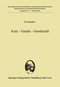 Vorderes Coverbild Kind — Familie — Gesellschaft