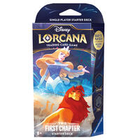 Vorderes Coverbild Disney Lorcana: Das Erste Kapitel - Starter Deck Saphir und Stahl (Englisch)