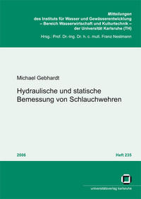 Vorderes Coverbild Hydraulische und statische Bemessung von Schlauchwehren